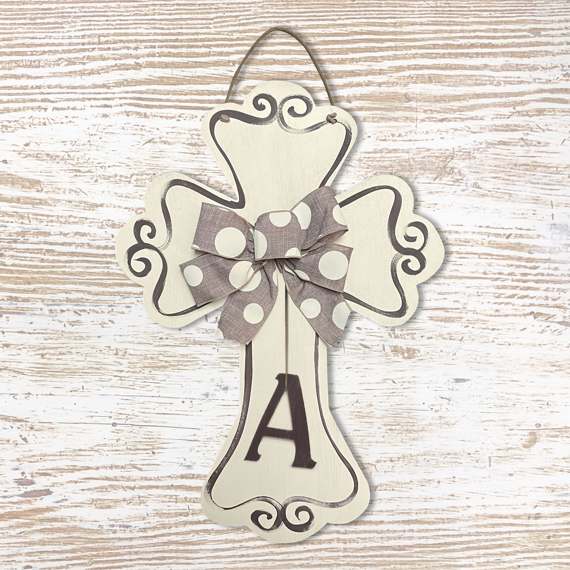 Cross - Cream Rounded (Loop Design)