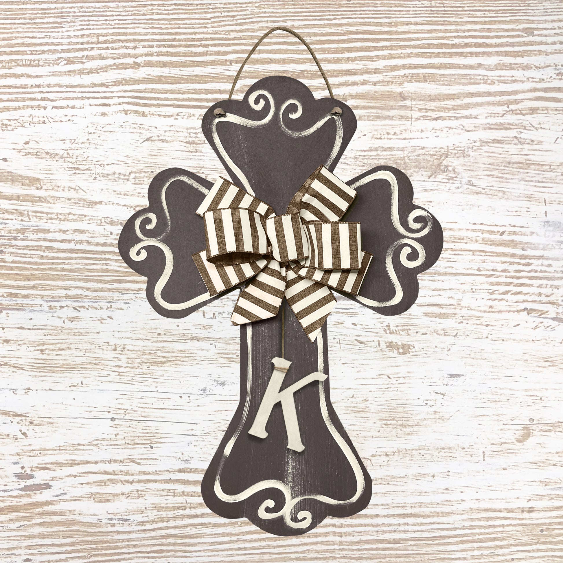 Cross - Brown Rounded (Loop Design)