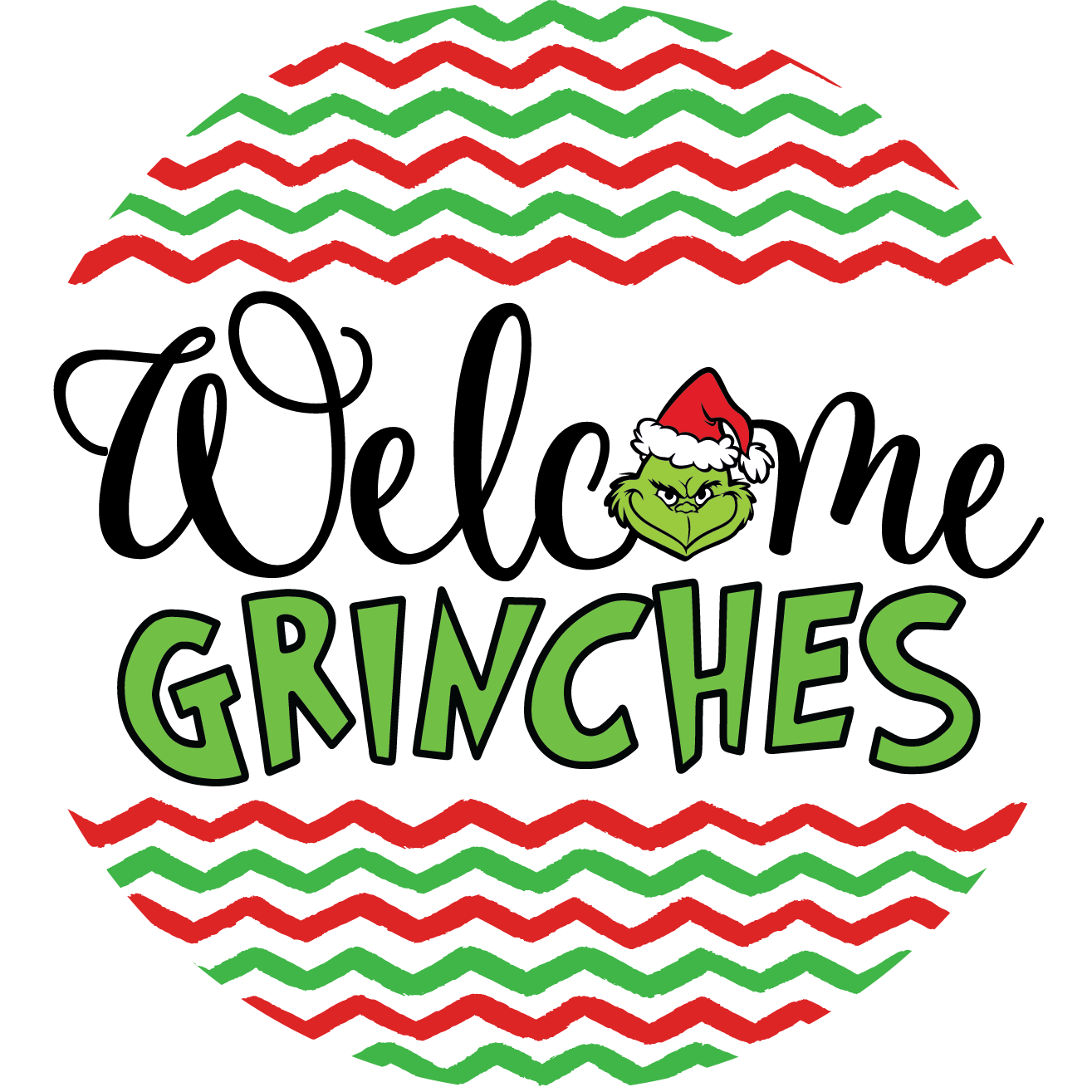 Christmas Circle - Welcome Grinches