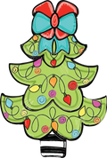 Christmas Tree - Whimsical Funky
