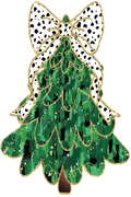 Christmas Tree - Green and Gold