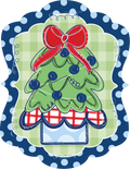 Christmas Whimsical Sign - Navy Sign