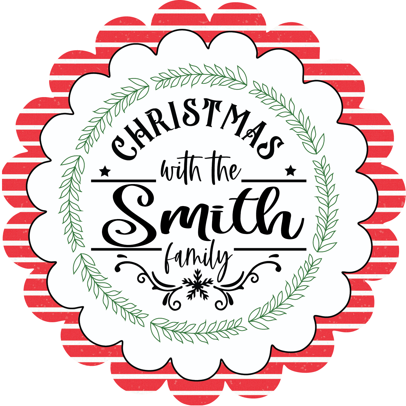 Christmas Scallop - Christmas With The Custom Family