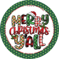 Christmas Circle - Merry Christmas Y'all