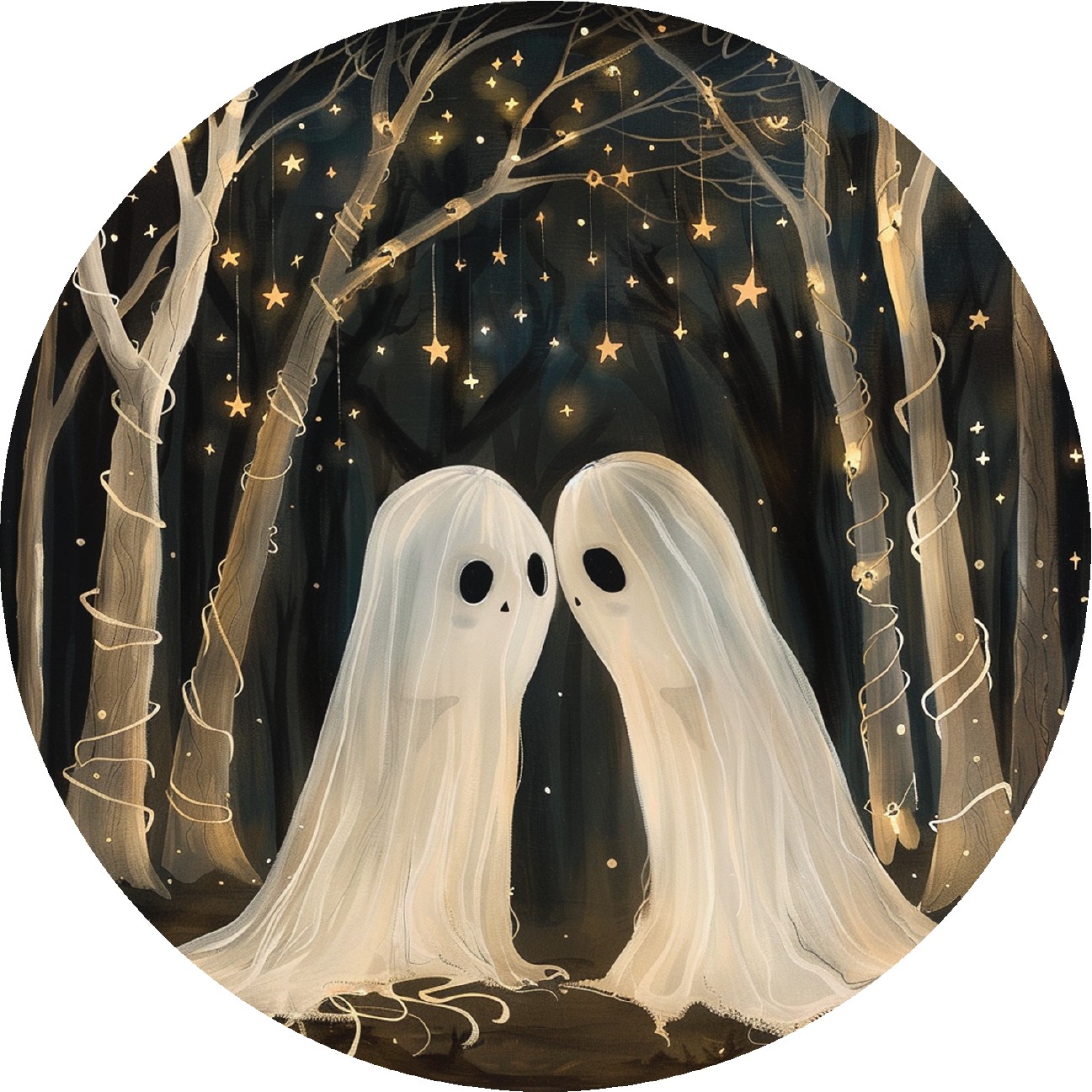 Circle Ghost in the Forest