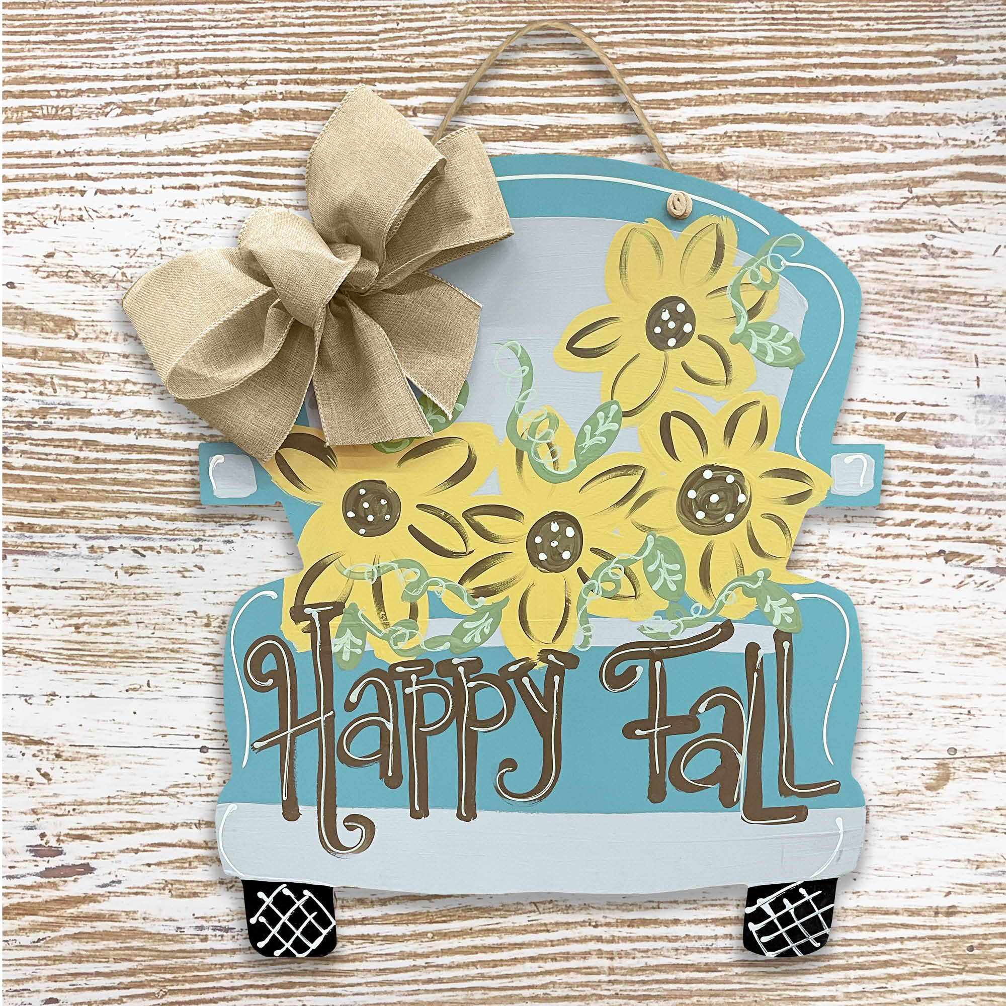 Happy Fall Sunflowers Truck