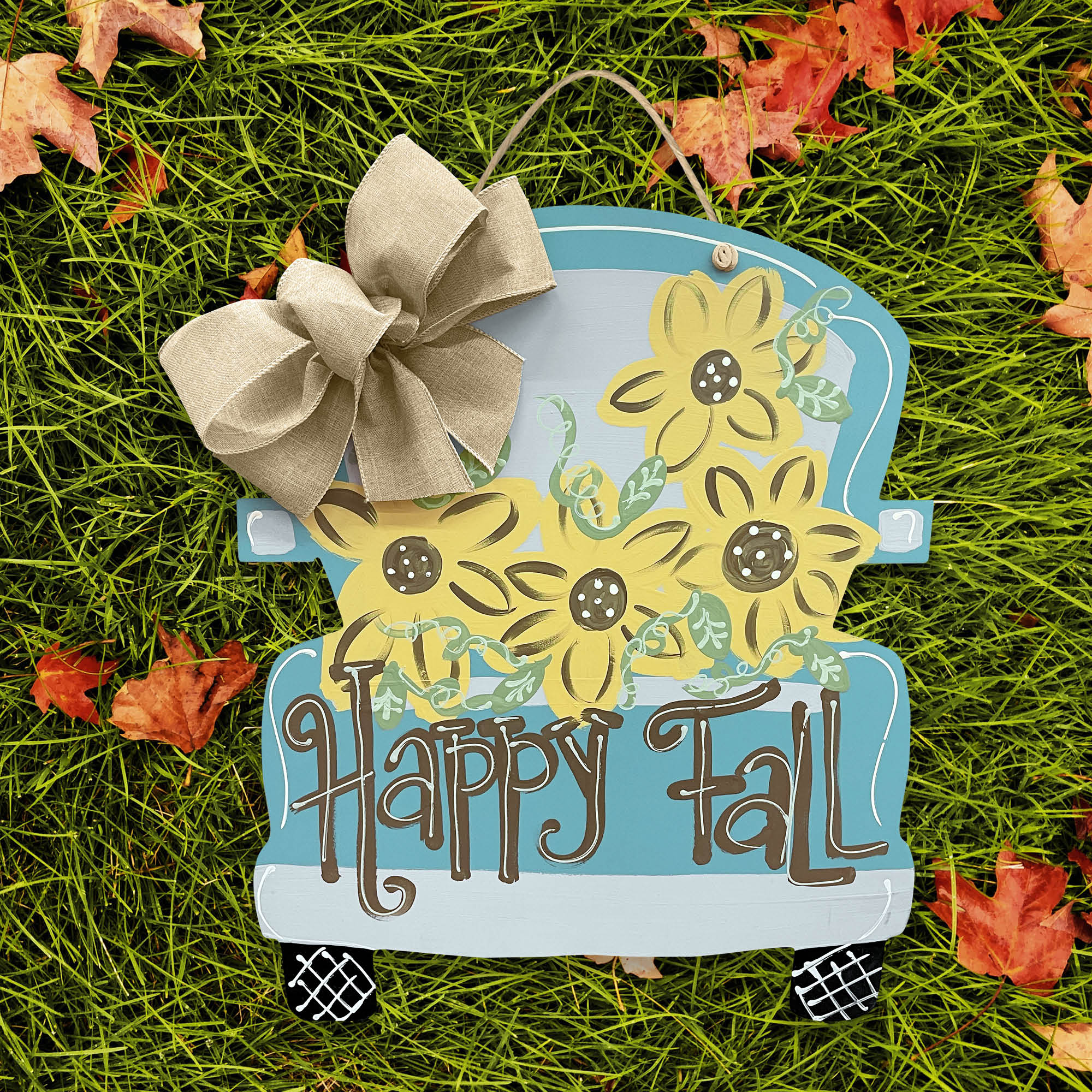 Happy Fall Sunflowers Truck