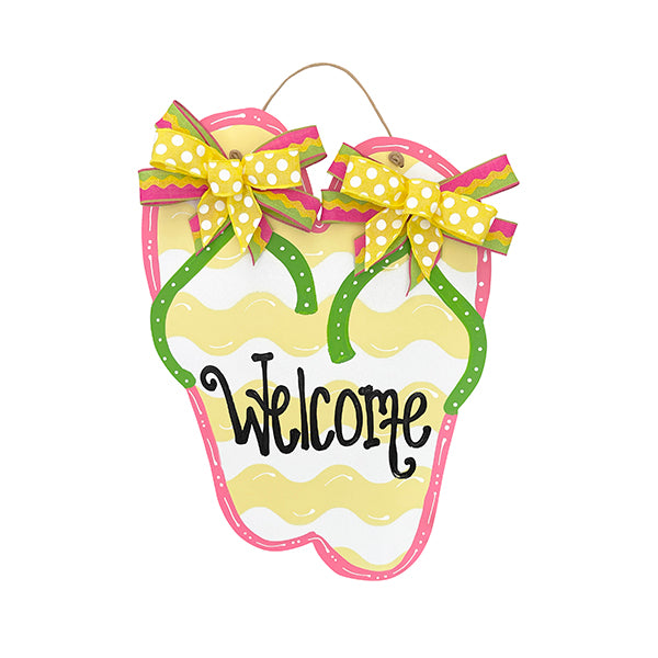 FlipFlops Yellow & Green