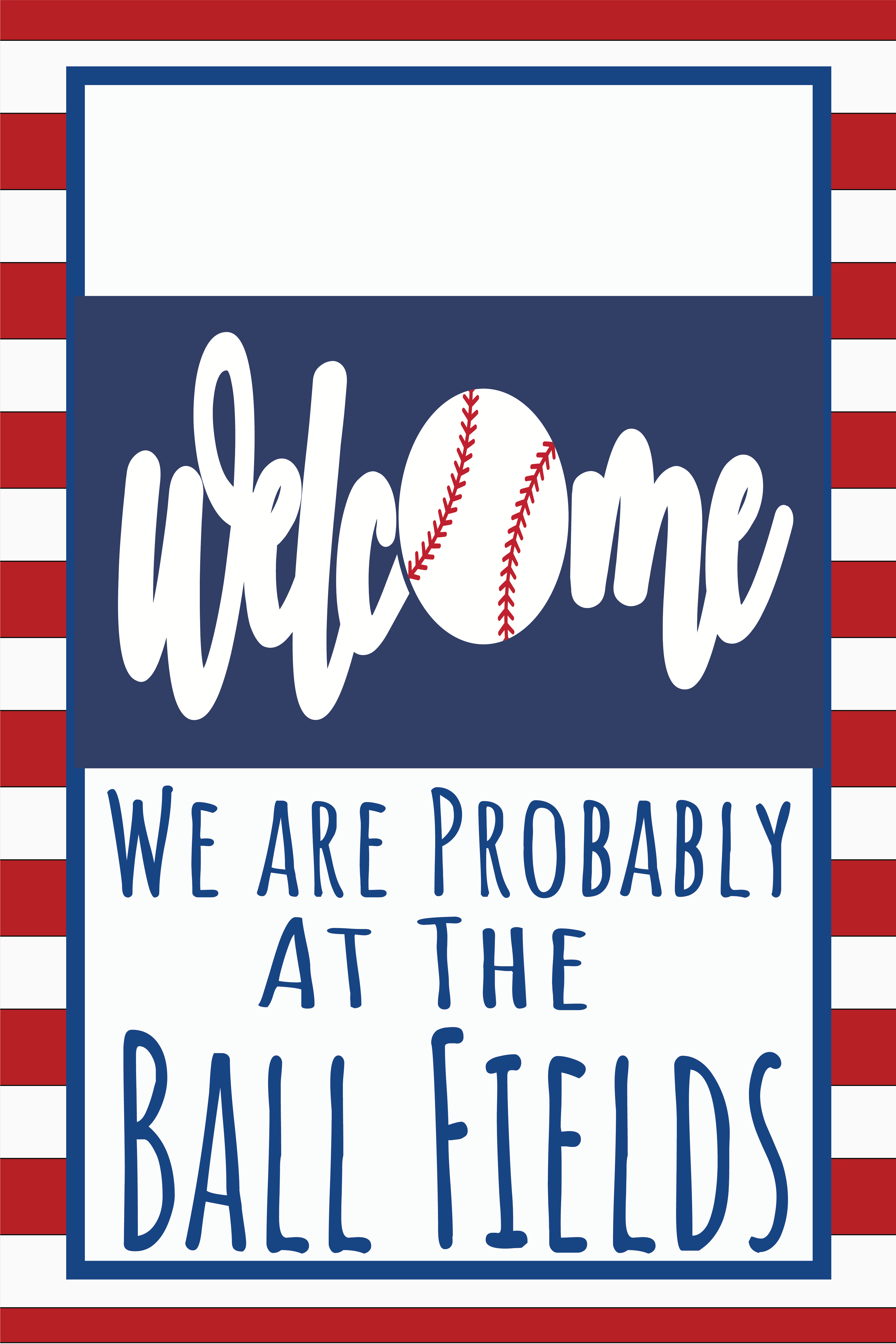 Garden Flag Baseball