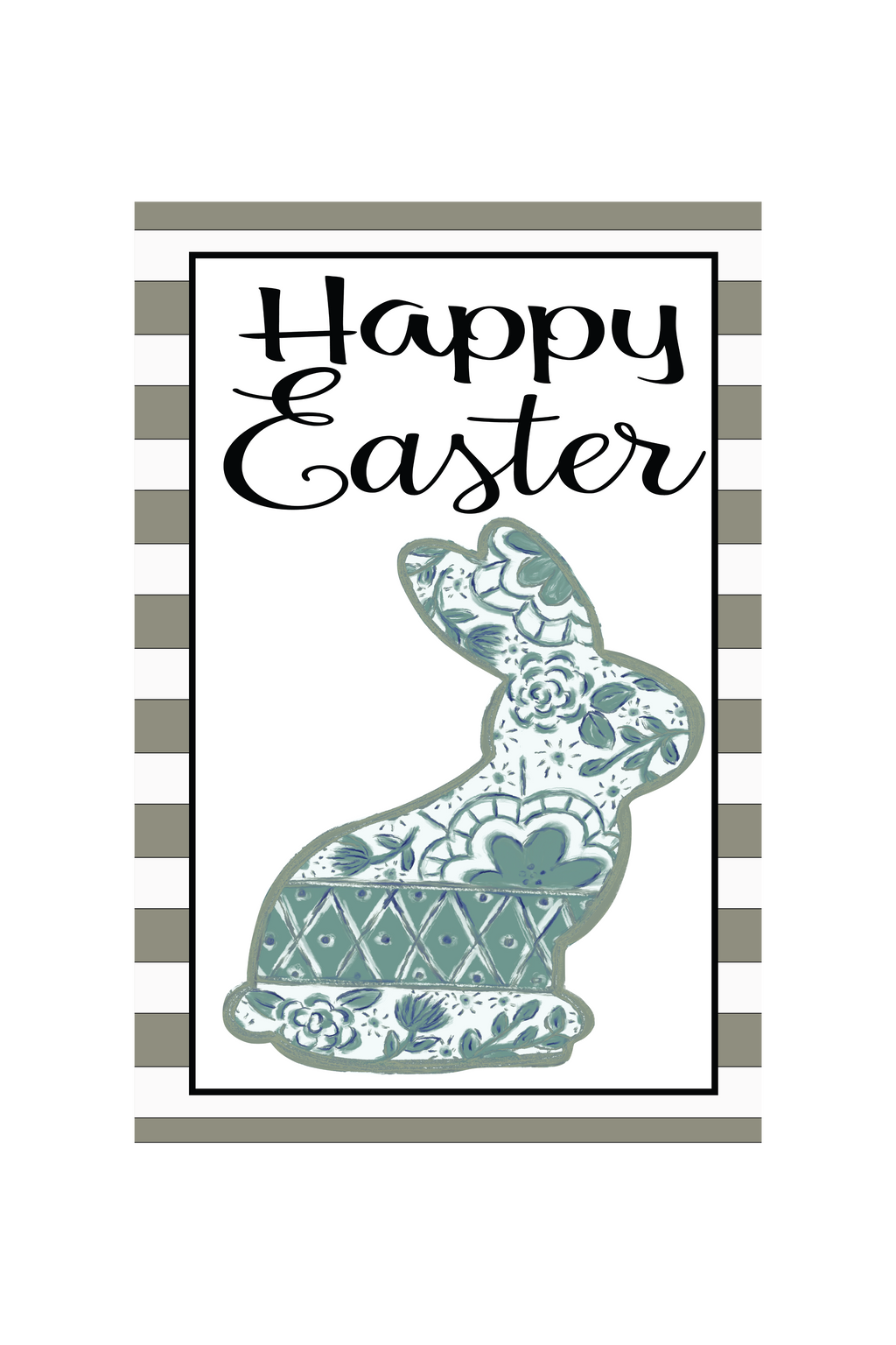 Garden Flag Bunny Sage