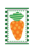 Garden Flag Carrot Polka Dot