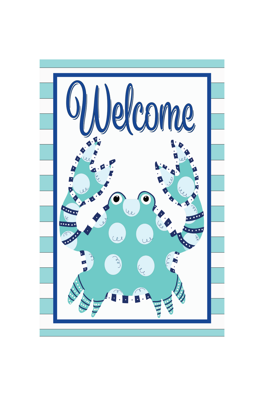 Garden Flag Crab Blue