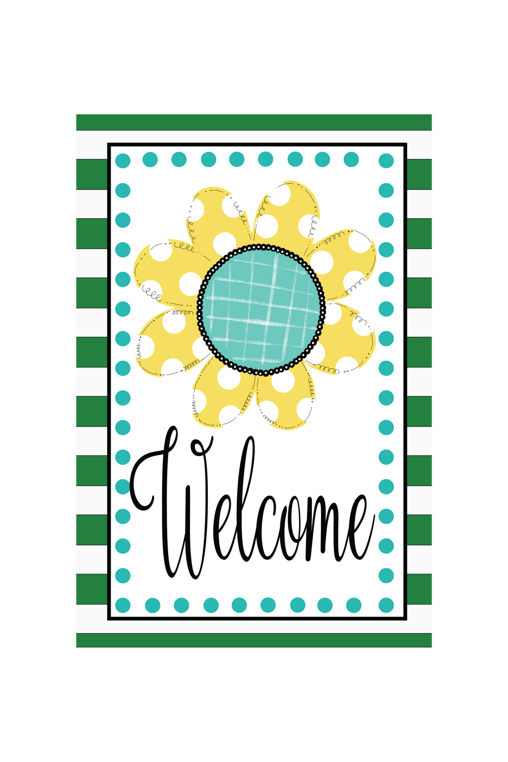 Garden Flag Flower Yellow