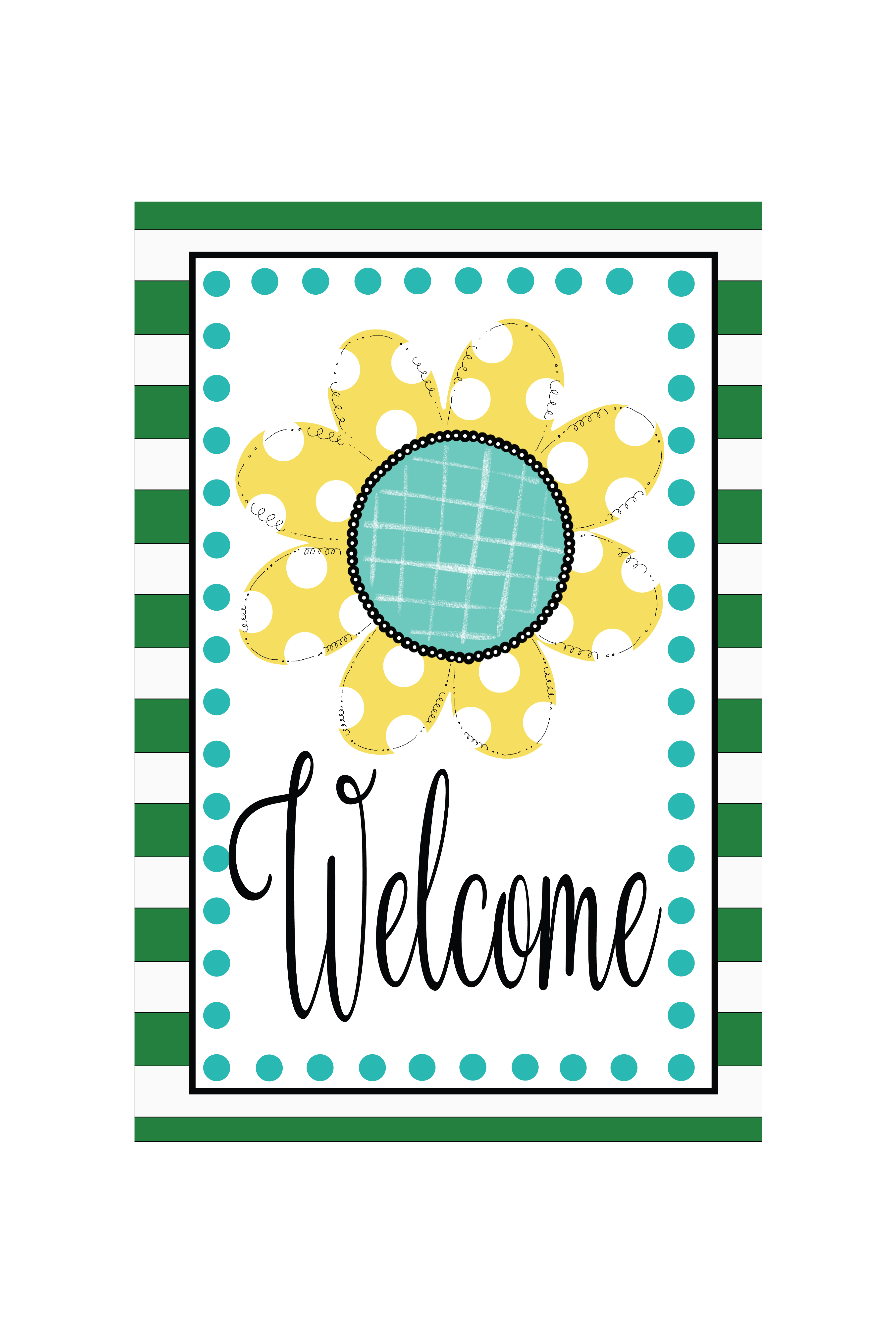 Garden Flag Flower Yellow