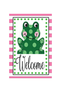 Garden Flag Frog