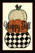 Garden Flag Happy Fall 3 Stack