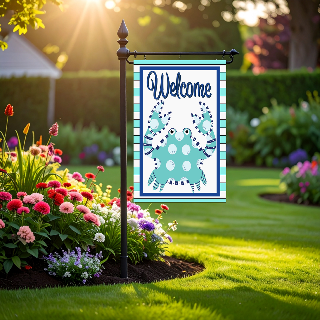 Garden Flag Crab Blue