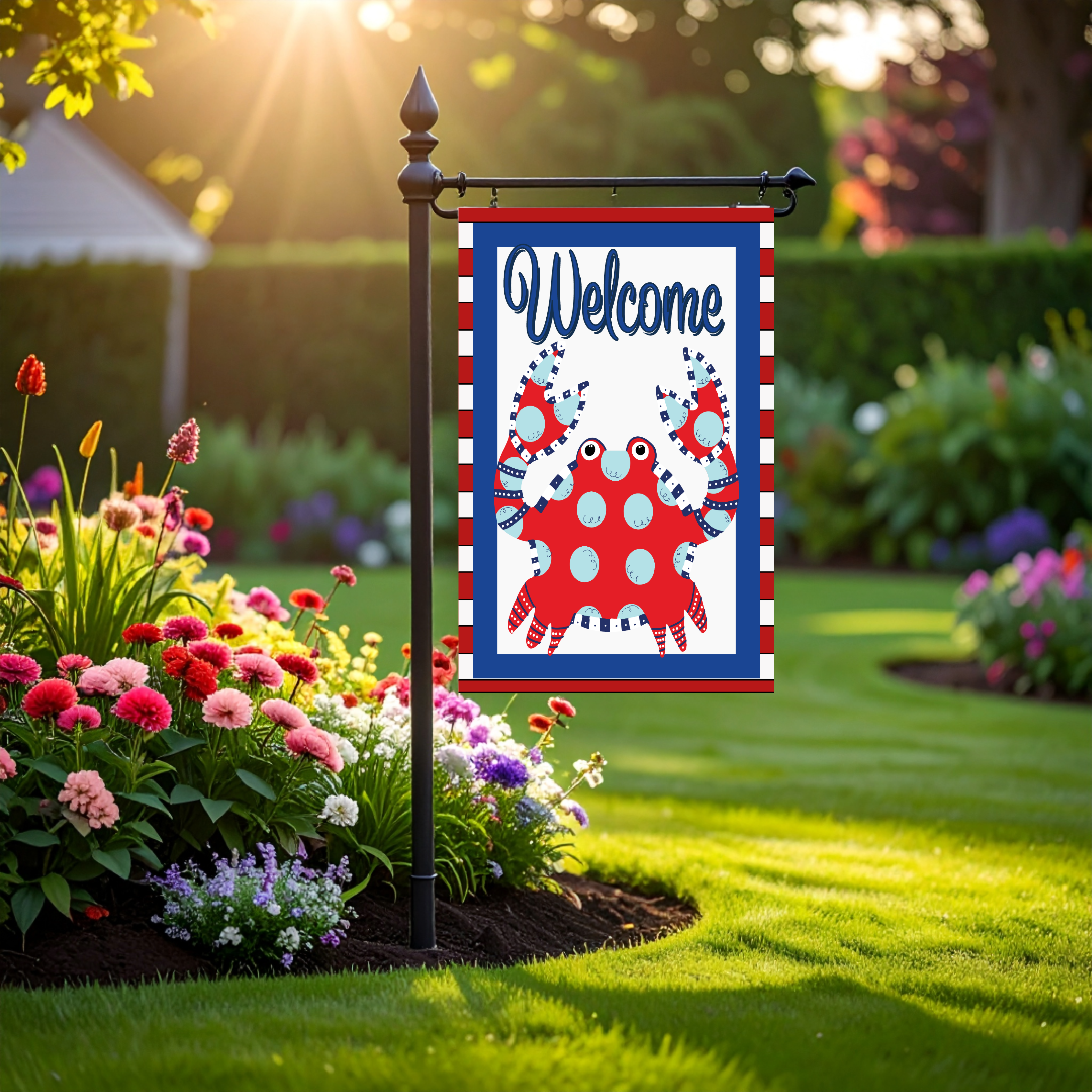 Garden Flag Crab Red