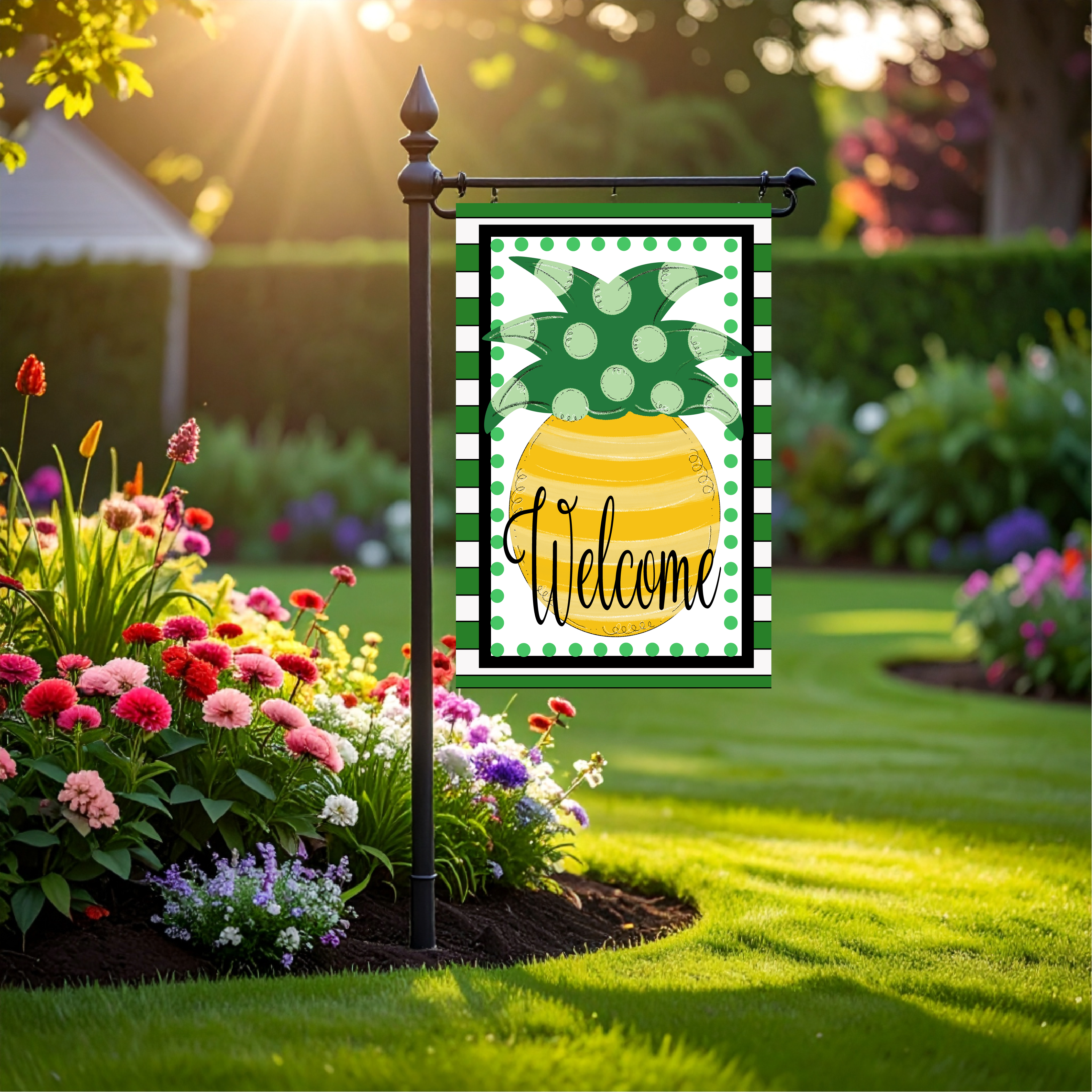 Garden Flag Pineapple