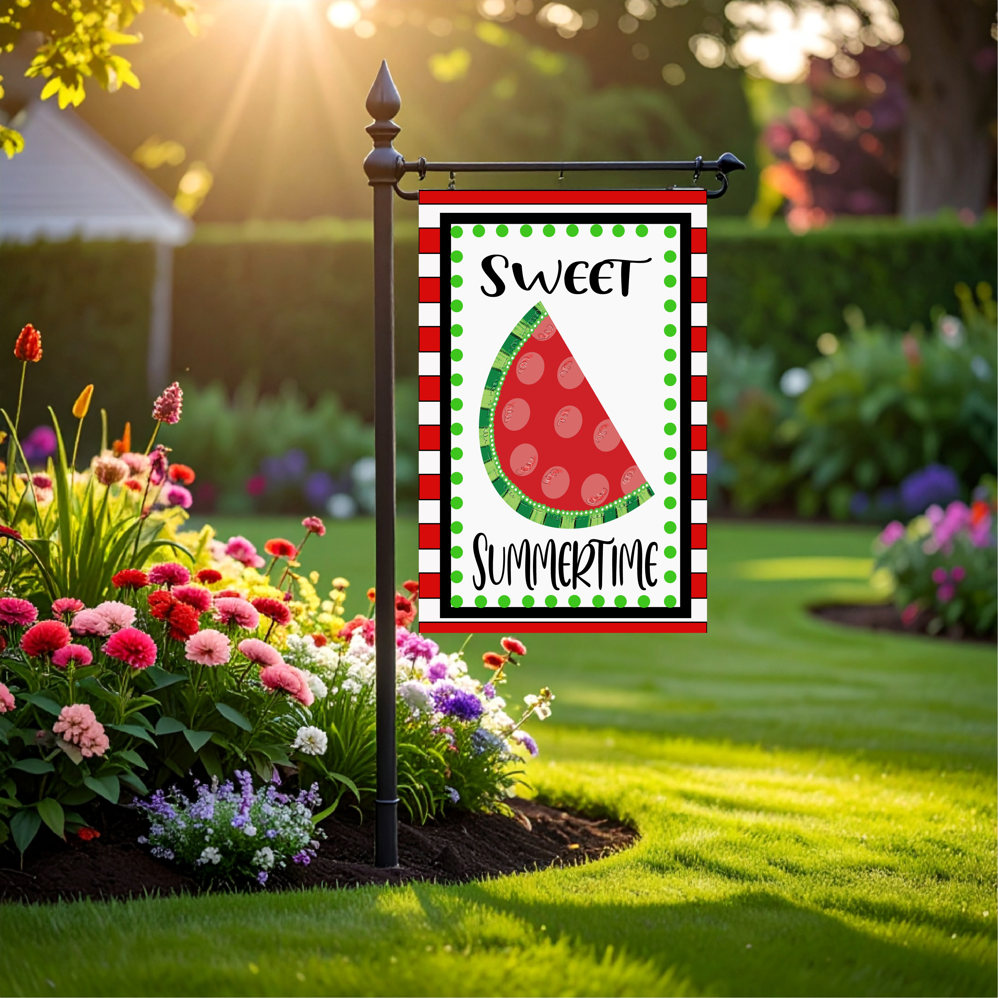 Garden Flag Watermelon