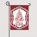 Garden Flag Christmas Tree Peppermint