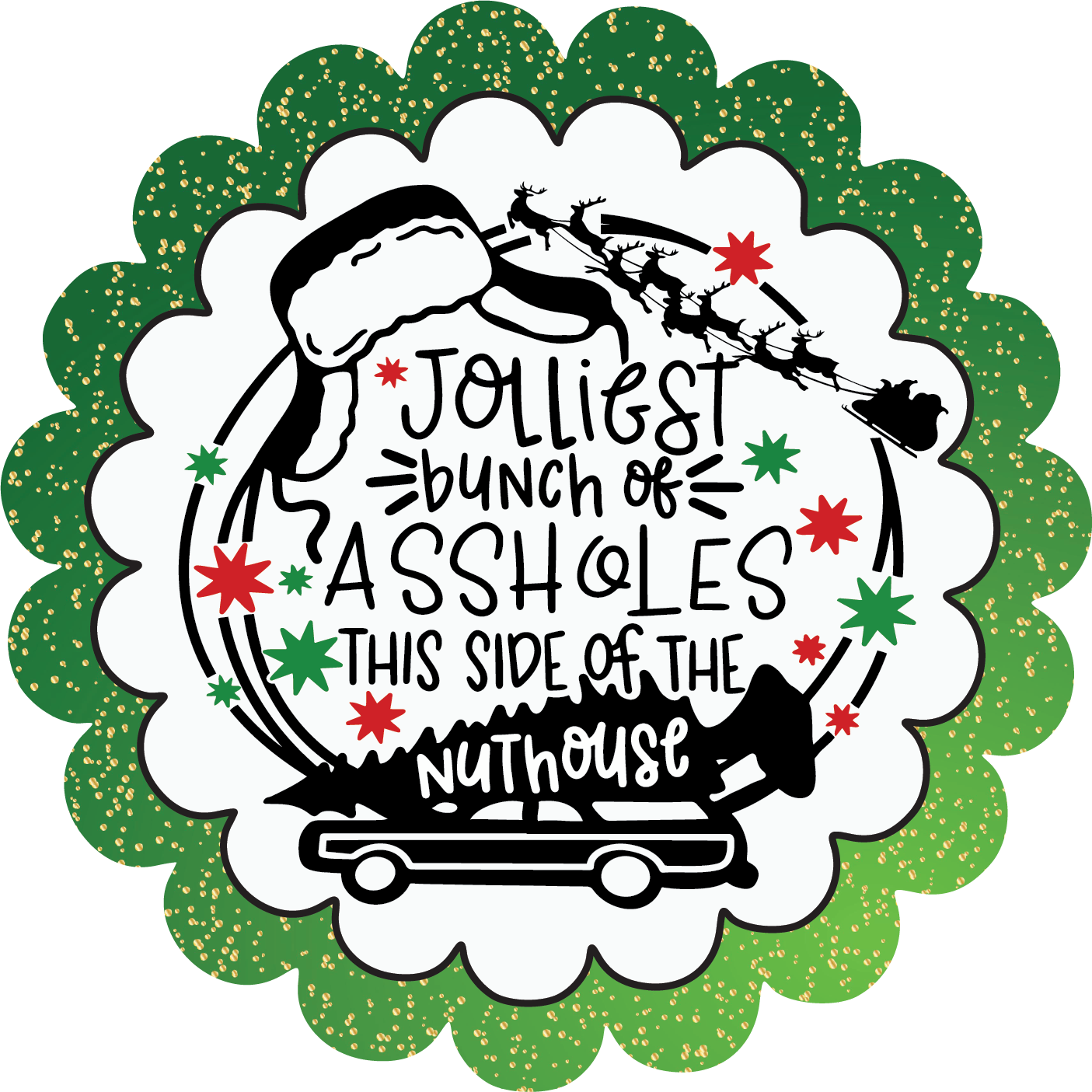Christmas Scallop - Jolly Assholes