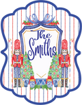 Whimsical Blue Nutcracker Customized Name