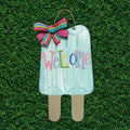 Blue Popsicle Door Hanger