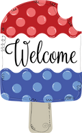 Popsicle Red White and Blue - Welcome