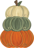 Pumpkins 3 Stack Fall Neutrals