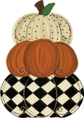 Pumpkins 3 Stack Harlequin