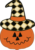 Pumpkin Jack O Lantern Harlequin