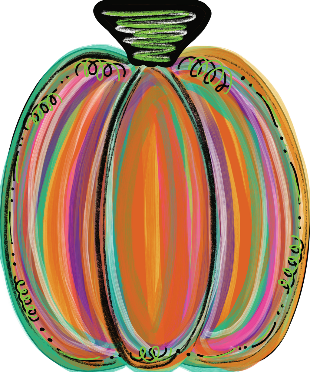 Pumpkin Single Multicolor Welcome