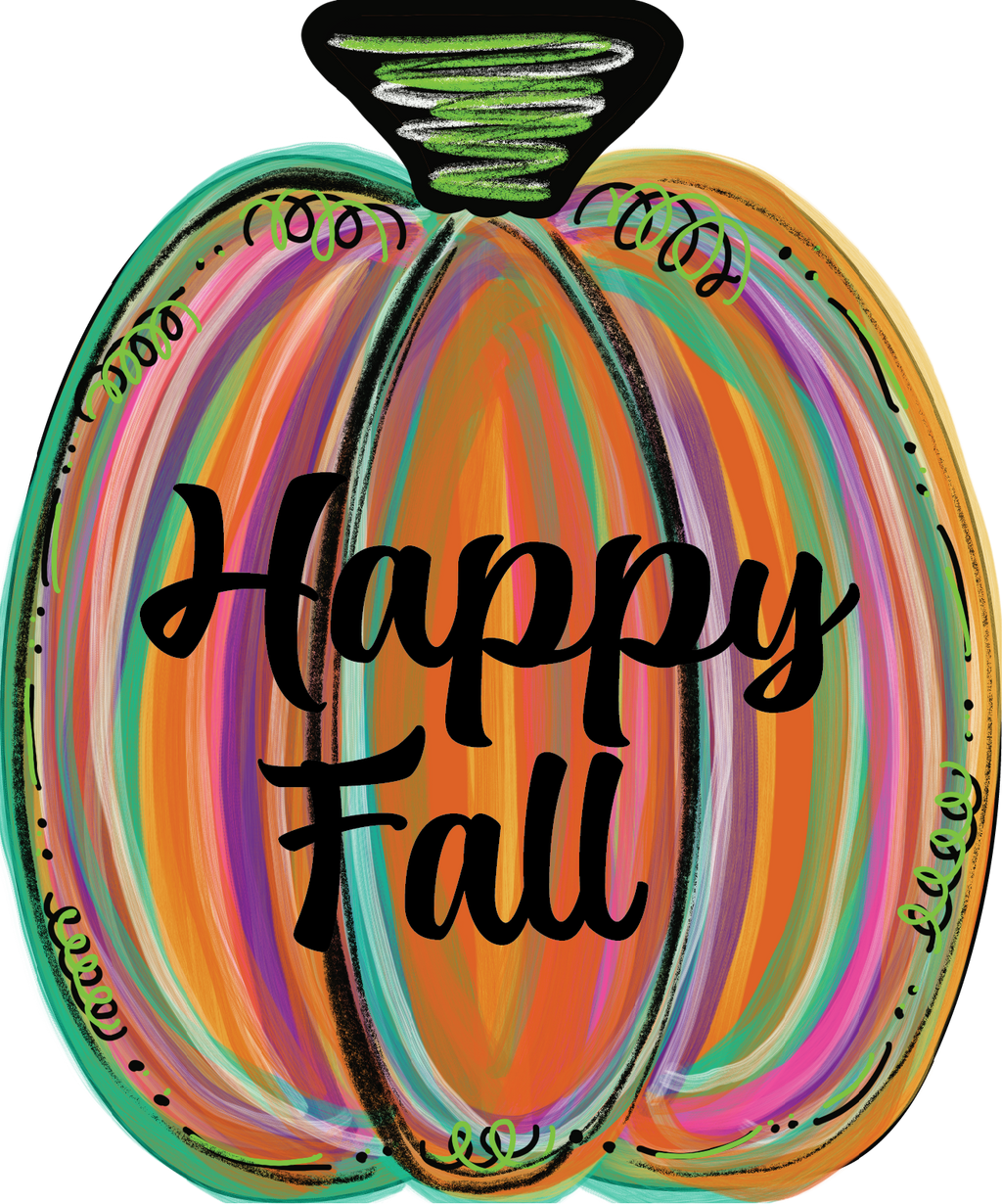Pumpkin Single Multicolor Welcome