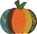 Pumpkin Whole Funky Scroll