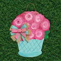 Pink Rose Teal Pot