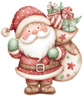 Santa Watercolor