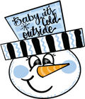 Snowman Frosty Blue Hat