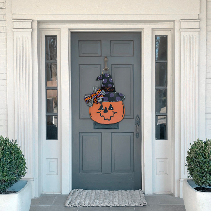 Jack-O-Lantern Witch Hat