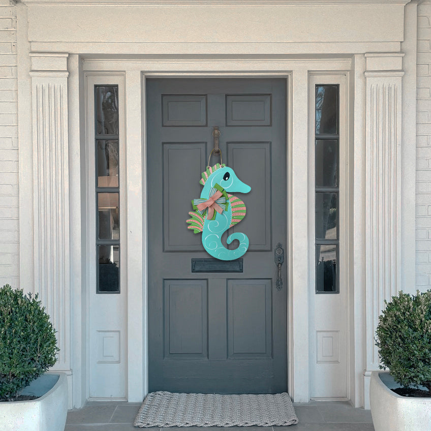 Seahorse Green & Pink