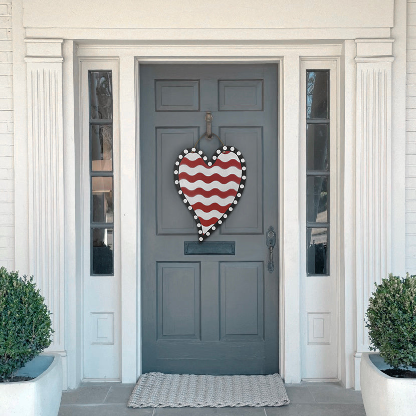 Valentines Red Chevron
