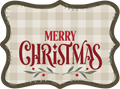 Christmas Whimsical 1621- Merry Christmas Plaid