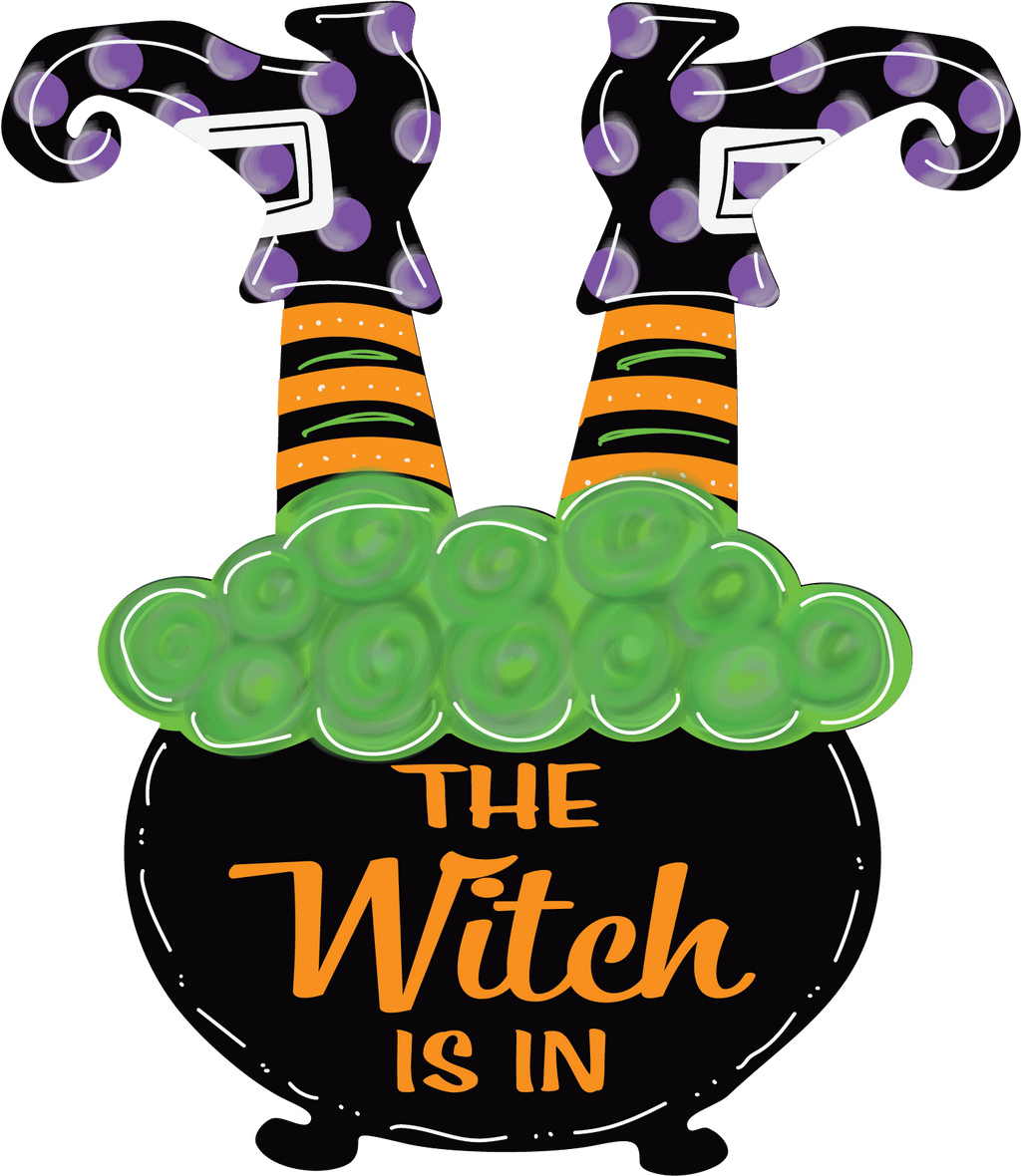 Witches Feet Cauldron - BOO